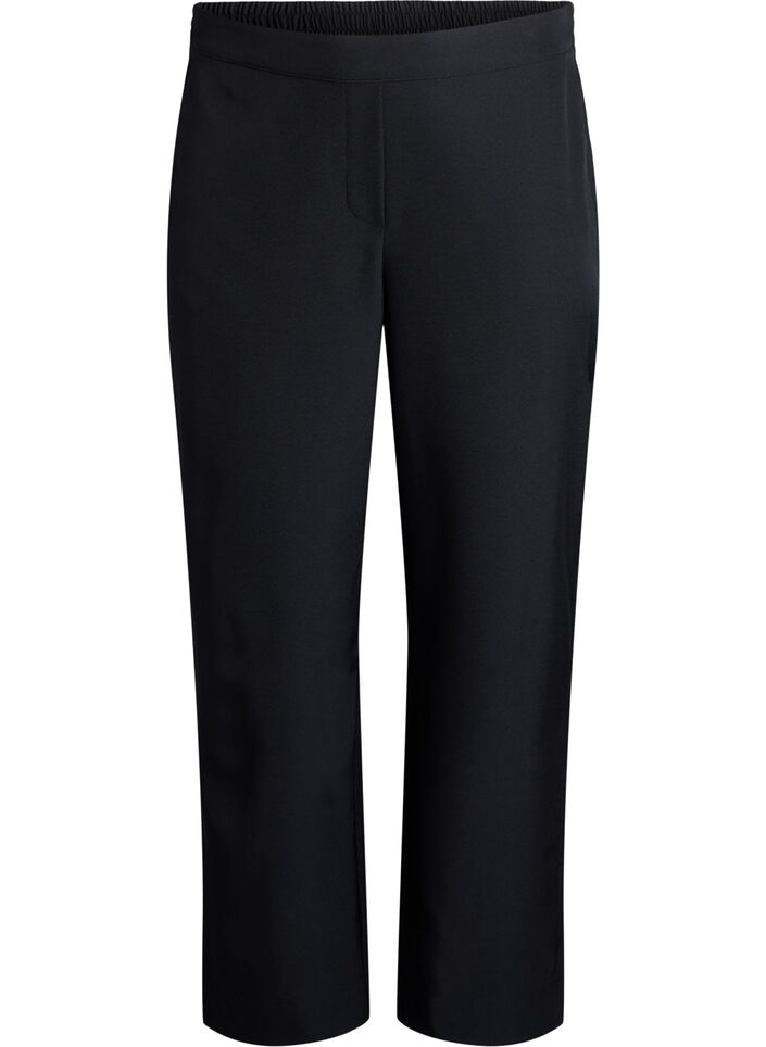 Losse broek met zakken, Zwart, Packshot image number 0