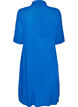 Midi shirtjurk met korte mouwen, Blauw, Packshot image number 1