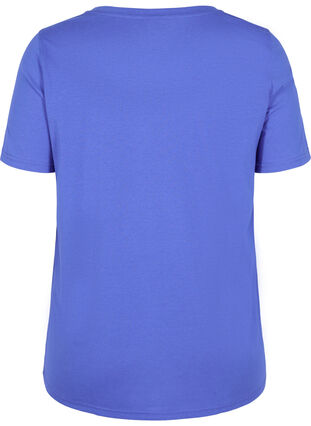 T-shirt met korte mouwen en een ronde hals, Dazzling Blue MB, Packshot image number 1