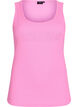 Tanktop met strass steentjes en slanke pasvorm, Roze, Packshot image number 0