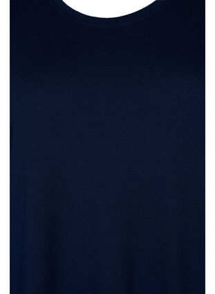Tuniek met lange mouwen en knoopdetails, Navy Blazer, Packshot image number 2