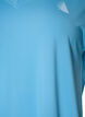 Losvallend trainings-T-shirt met V-hals, Blauw, Packshot image number 2