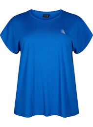 Trainings T-shirt met korte mouwen, Princess Blue, Packshot