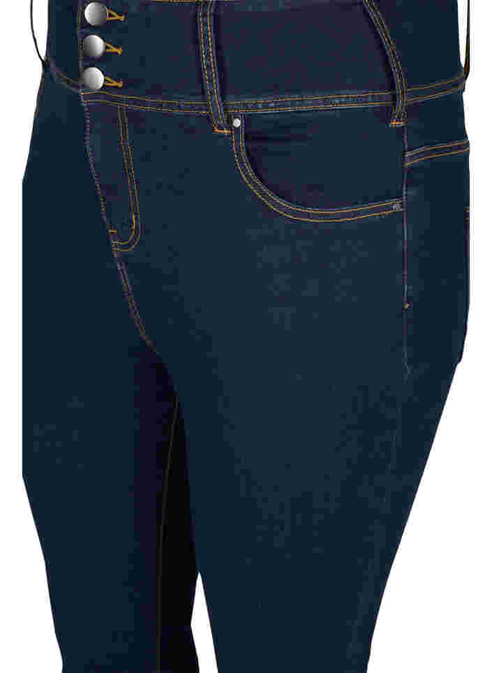 Super slim Bea jeans met extra hoge taille, Unwashed, Packshot image number 2