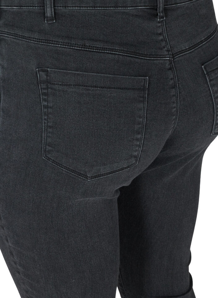 Jeggings in katoenmix, Grey Denim, Packshot image number 3