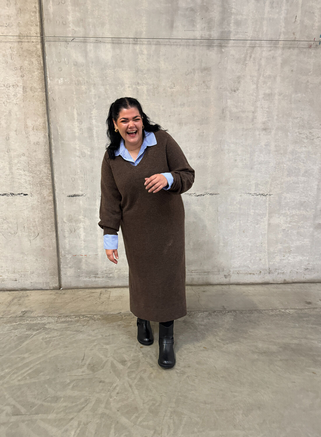 Zizzi Bruine en blauwe tinten, , Model