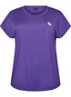 Effen gekleurd trainingsshirt, Paars, Packshot image number 0