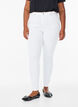 Amy super slim fit jeans met hoge taille, Wit, Model image number 2