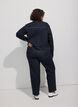 Straight-fit Kiana jeans met hoge taille, Blauw, Model image number 2
