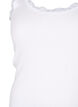 Top met kanten afwerking, Wit, Packshot image number 2