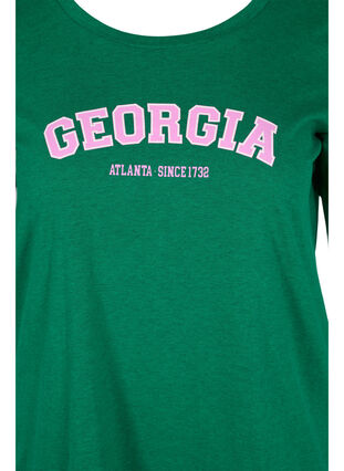 Katoenen t-shirt met print, Jolly Green Georgia, Packshot image number 2