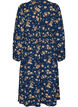 Midi-jurk met smock en decoratieve knopen, Blauw, Packshot image number 1