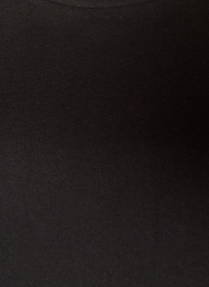 Basic T-shirt met lange mouwen, Zwart, Packshot image number 2