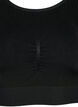 Seamless beha top, Black, Packshot image number 2
