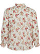 FLASH - Shirt met lange mouwen en bloemenprint, Off White Flower, Packshot image number 1