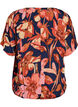 Viscose blouse met bloemenprint en korte mouwen, 9990, Packshot image number 1