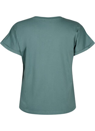 T-shirt van biologisch katoen met Engels borduurwerk, Sea Pine, Packshot image number 1