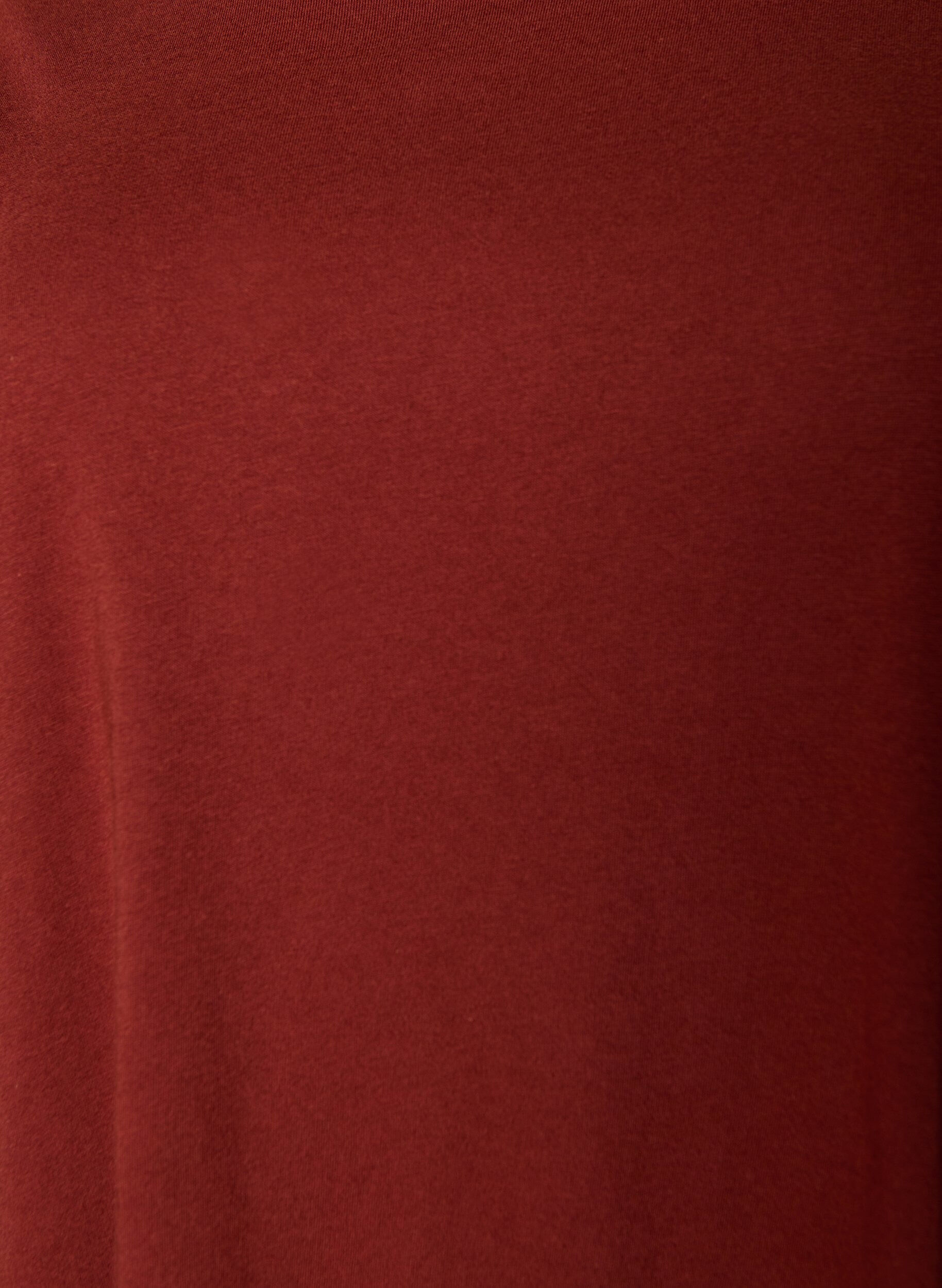 Zizzi 2-pack T-shirtjurk met korte mouwen, Oranje, Packshot image number 2