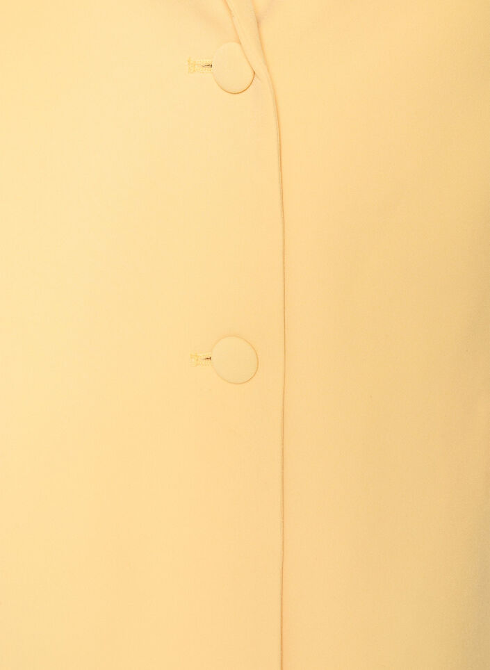 Klassieke blazer met knoopsluiting, Geel, Packshot image number 2