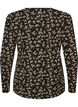 Blouse met lange mouwen, Zwart, Packshot image number 1