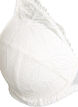 Gewatteerde kanten beha met beugel, Wit, Packshot image number 2