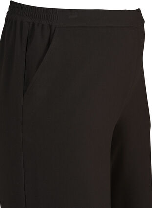 Culotte broek met elastiek, Black, Packshot image number 2