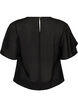 Blouse met ballonavorm en vleermuismouwen, Zwart, Packshot image number 1