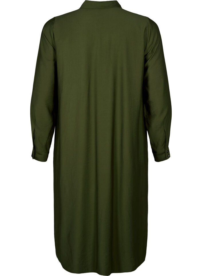 Overhemdjurk met zakken, Winter Moss, Packshot image number 1