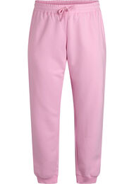 Sweatpants met hoge taille, Roze