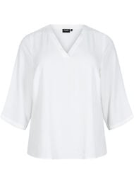 Flash - Blouse met 3/4 mouwen, Vanille