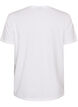 Organisch katoenen T-shirt met print aan de voorkant, Wit, Packshot image number 1