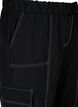 Cargobroek met contrasterende stiksels, Black, Packshot image number 2