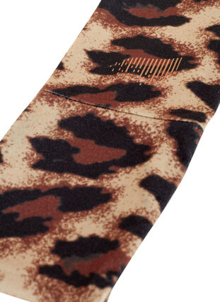 Sportieve hoofdband met luipaardprint, Leopard Print, Packshot image number 2