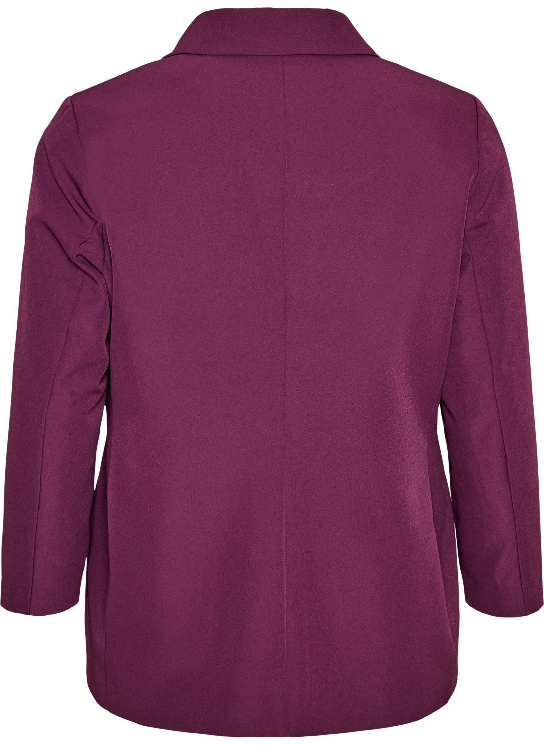 ZizziKlassieke blazer met knoopsluiting, Paars, Packshot image number 1