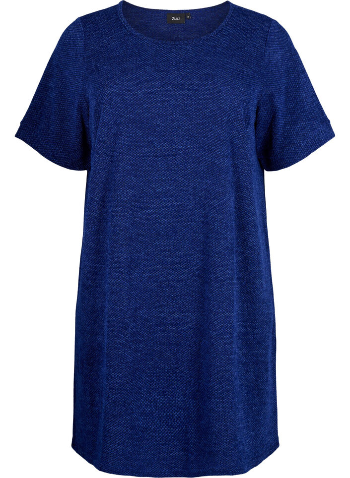 T-shirtjurk met korte mouwen, Sodalite Blue, Packshot image number 0