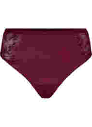 G-string met normale taille, Bordeaux Ass