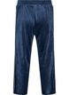 Veloursbroek met contrasterende biezen, Blauw, Packshot image number 1