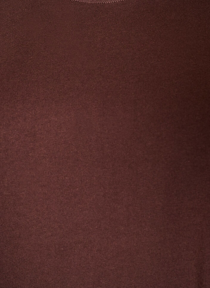 Basic T-shirt met lange mouwen, Bruin, Packshot image number 2