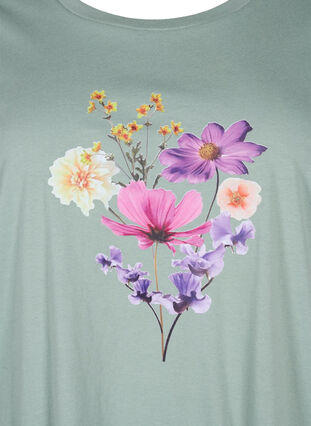 T-shirts met bloemenmotief, Chinois G. w. Flower, Packshot image number 2