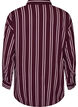 Gestreept nachthemd, Donker Bordeaux, Packshot image number 1