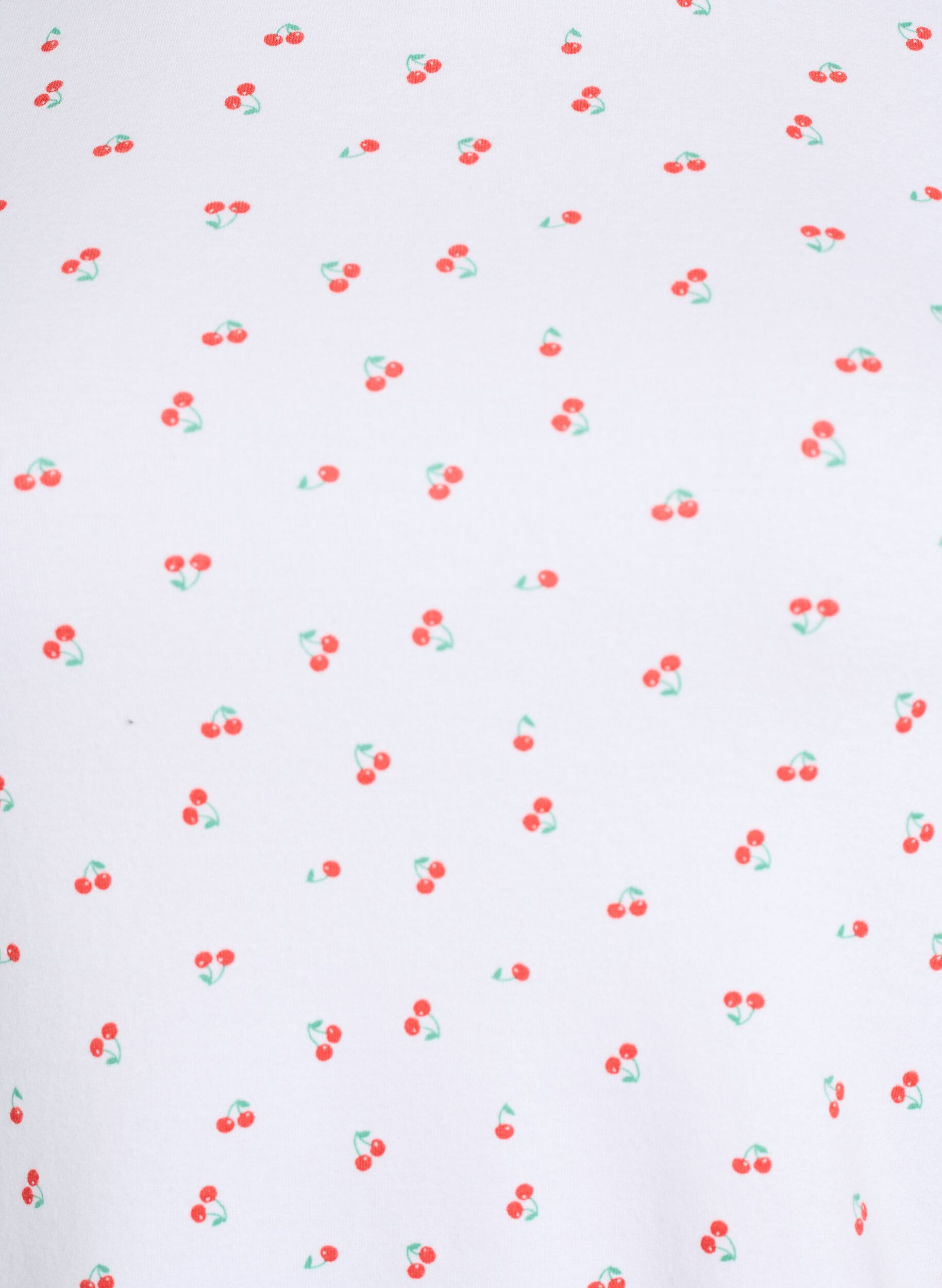 Zizzi Katoenen T-shirt met all-over print, Vanille, Packshot image number 2