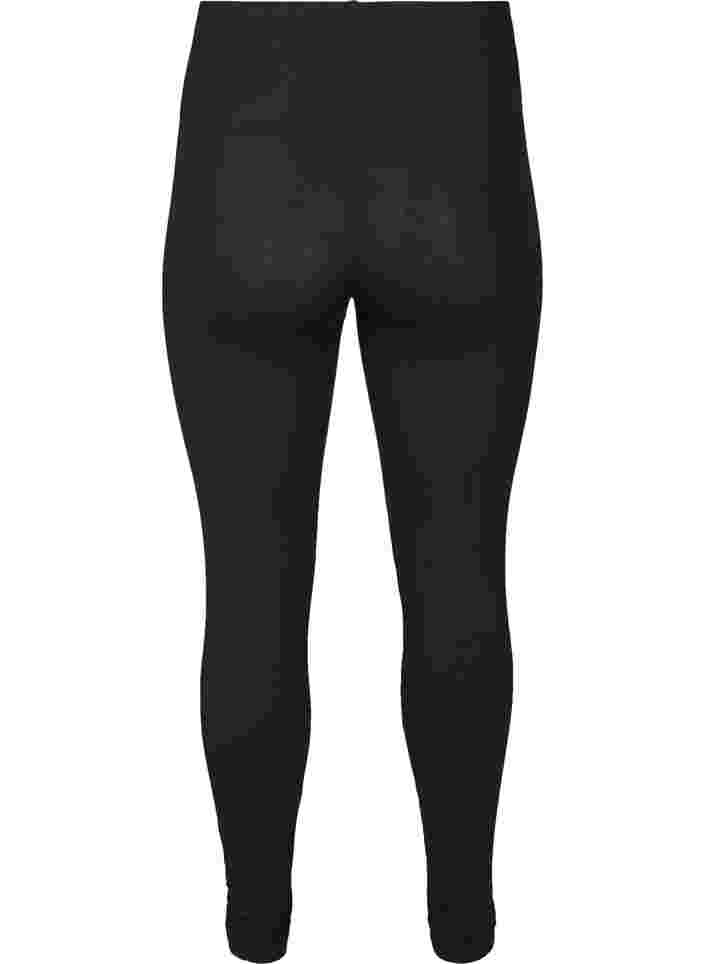 Lange basic legging, Black, Packshot image number 1