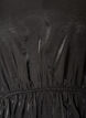 Glanzende viscose blouse met peplumeffect, Zwart, Packshot image number 2