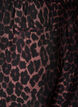 Viscose broek met elastische taille en rechte pijpen, Bruin, Packshot image number 3