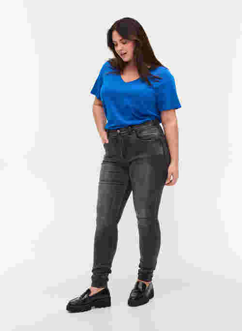 Super slim fit Amy jeans met hoge taille
