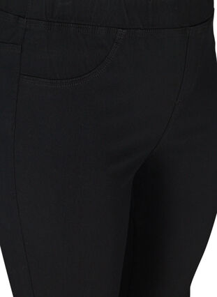Nauwsluitende capri broek, Black, Packshot image number 2