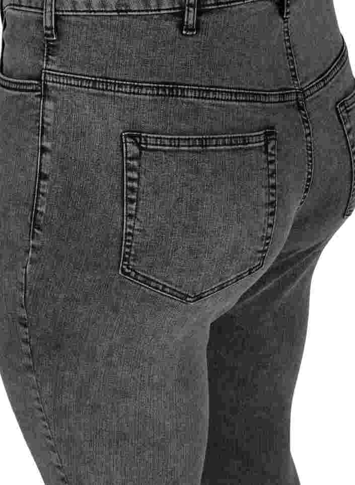 Super slim Amy jeans met hoge taille, Grey Denim, Packshot image number 3
