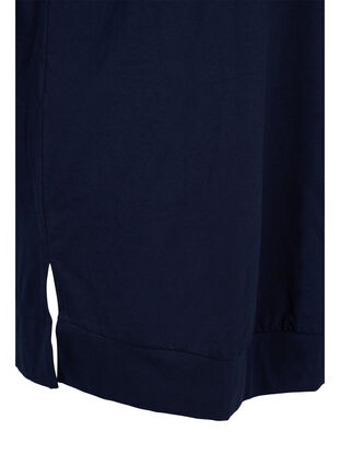 Sweaterjurk met capuchon, Navy Blazer PRINT, Packshot image number 3