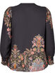 Blouse met paisley print, Black Paisley, Packshot image number 1