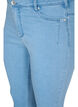 Gecropte Amy jeans met ritssluiting details, Blauw, Packshot image number 2